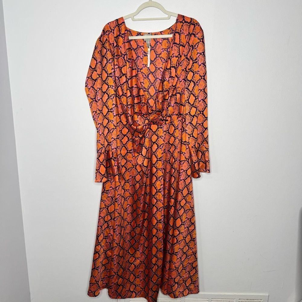 ASOS curve animal print dress size 18 - Picture 3 of 8